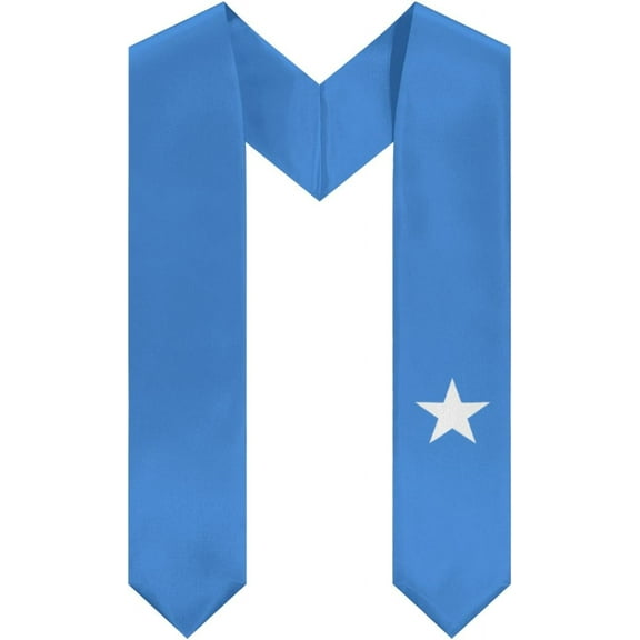 Somalia Flag Graduation Stole Shawl Sash Honor For Study Aboard International Students
