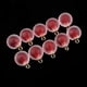 thumbnail image 4 of 10 piezas Mini bola de cristal Multicolor mate adorno colgante para Navidad rojo Zulema Ronda mate colgante de cristal, 4 of 8