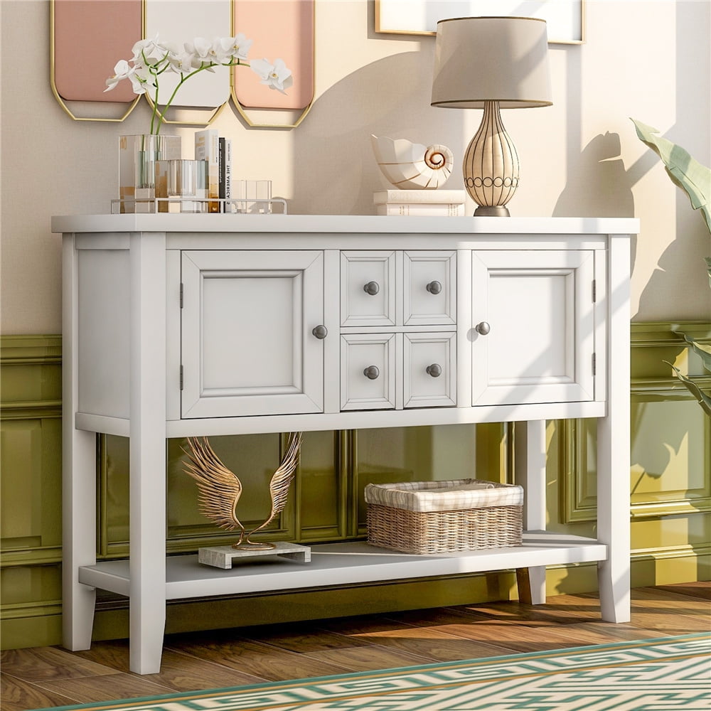 Sideboards and Buffets, 46" Buffet Sideboard with 4 Storage