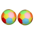 thumbnail image 1 of 2 pelotas de fútbol de de peluche suave con sonajero suave, pelota de fútbol rellena de para bebé , juguetes para interiores Hugo Soft Football Ball Football, 1 of 6