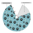 thumbnail image 2 of Sikiie Cute Dog Footprints 30-48 inches {designName} Print Christmas Tree Skirt Snowman Xmas Tree Skirt with Edge Christmas Decorations for Holiday Party48", 2 of 7