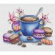 thumbnail image 2 of 11CT punto de cruz completo café postre estampado DIY Kits de bordado hilo de algodón Likrtyny decoración de arte, 2 of 9