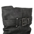 thumbnail image 4 of GLOBALWIN Mid Calf Dress Boots for Women Biker Boots Women Grey 9.5M, 4 of 8