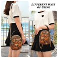thumbnail image 6 of FORMRS Crossbody Bag for Women Quilted Travel Shoulder Cell Phone Purse with Chain Strap Handbag, Fall Pattern, 6 of 7