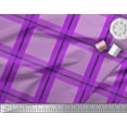 thumbnail image 3 of Soimoi Modal Satin Fabric Check Check Print Sewing Fabric Yard 42 Inch Wide, 3 of 3