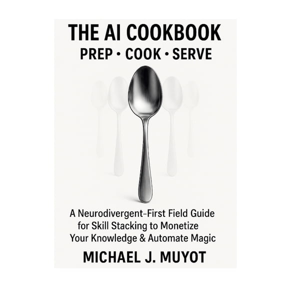 The AI Cookbook: Prep. Cook. Serve.: A Neurodivergent-First Field Guide for Skill Stacking to Monetize Your Knowledge &a, (Paperback)