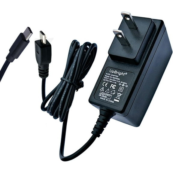 Micro USB & USB-C 5V AC/DC Adapter Compatible for Ko-dak Luma 75 Luma75 RODPJS75 150 Luma150 RODPJS150 RODPJS 75 150 Ultra Mini Portable Pocket Pico Projector 5VDC 2.4A Power Supply Charger