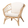thumbnail image 2 of bali & pari Feya Rattan BOHO Accent Chair, Natural Brown, 2 of 10
