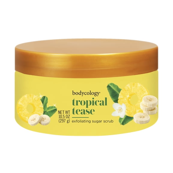 Bodycology Exfoliating Sugar Scrub, Tropical Tease, 10.5 oz