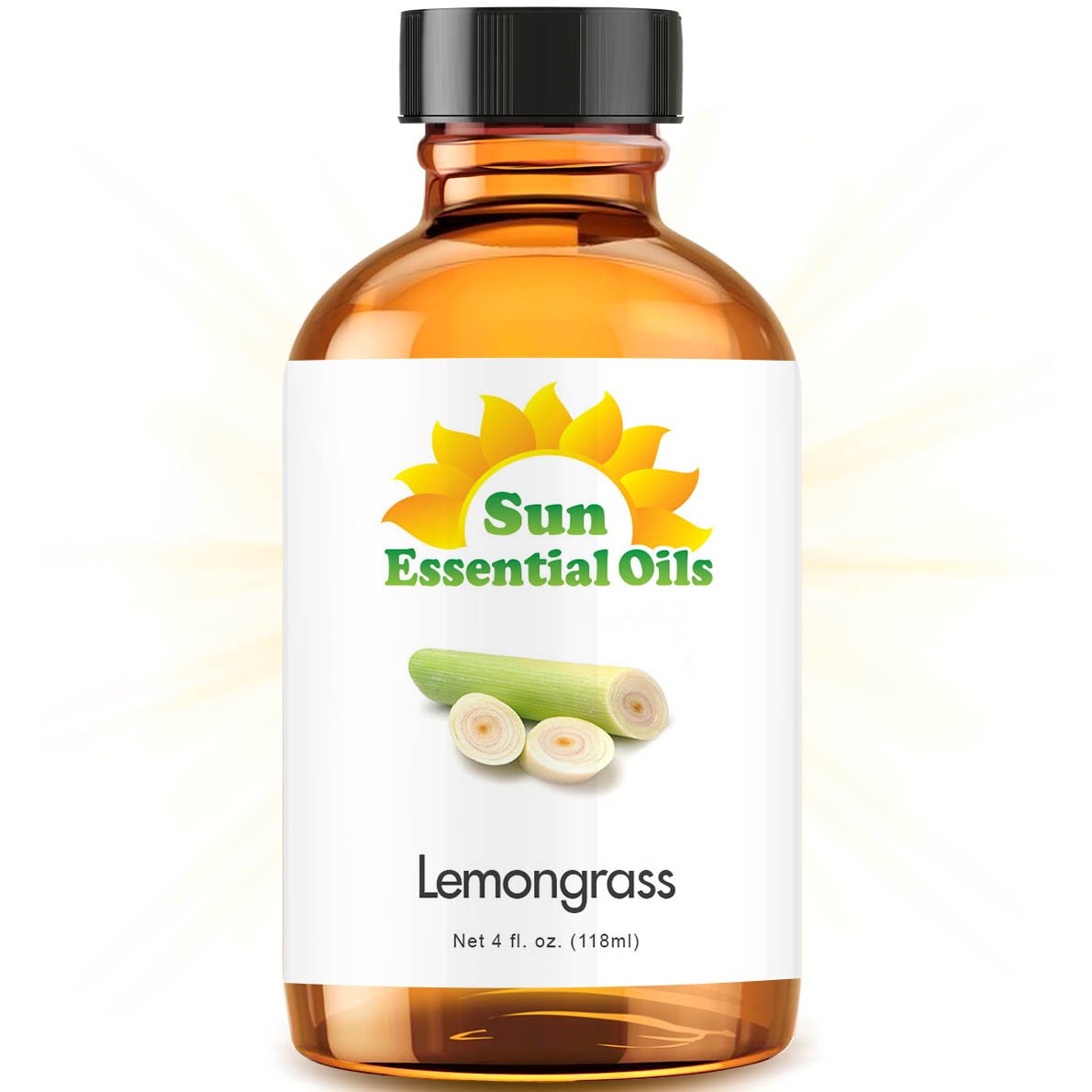 Sun Essentials, Lemongrass Essential Oil, Aromatherapy, 4oz Walmart