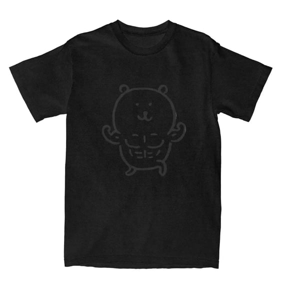 T-shirt men's and women's Muscle Bear print High quality loose fashion comfortable you don't want to take off