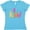 Aqua, variant on Inktastic Be Kind Inspirational Quote in Color Women's V-Neck T-Shirt