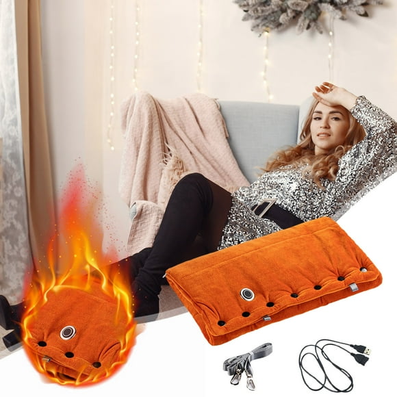 Cojín calefactor de carga multifuncional Cojín calefactor de oficina Cojín para asiento de coche Manta para bebé que calienta las manos Manta calefactora