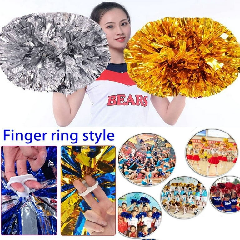 Cheerleading Cheerleader Ring Pom Poms Sports Party Accessoires