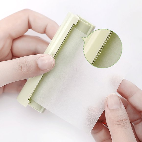 Qyaukm Portable Soap Sheets, Disposable Hand Washing Tablets in Plastic Case, for Travel, Camping and Outdoor Activities, Multiple Scents Available (Beige)
