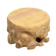 thumbnail image 4 of Base de exhibición de piedra de madera, Base decorativa, soporte de exhibición pequeño, soporte para jarrón, elevadores de joyería, Base de exhibición Redondo, 4 of 8