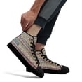 thumbnail image 5 of Diabetes In This House We Never Give Up High Top Canvas Shoes Sneakers Black Size 6, 5 of 7
