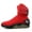 Red, variant on Back to The Future Shoes 2 Light Up LED Shoes Fabric Fashin Sneakers High Top Light Up Sneakers Men Boys