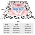 thumbnail image 2 of Pig Blanket 50"X60"Pink Animal Soft Warm Blank Gifts Flannel Fleece Throw Blanket Soft for Girls Boys Adults Lightweight Warm Cute Pig Blanket for Bed, 2 of 6