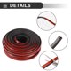 thumbnail image 5 of Bargains Únicos Weatherstrip Weather Stripping Cinta Adhesiva para Sello de Clima 85.3Ft Forma de 6 Agujeros EPDM Caucho, 5 of 7