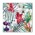 thumbnail image 1 of Watercolor Flower Bandana, Tropical Orchids, Unisex Head and Neck Tie, by Ambesonne, 1 of 2