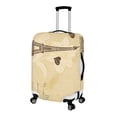 thumbnail image 2 of HELLHERO Eiffel Tower Floral Print Luggage Cover Practical Scratch Resistant Polyester Ammonia Travel Accessories for Weekend Outing Business Trip, 2 of 5