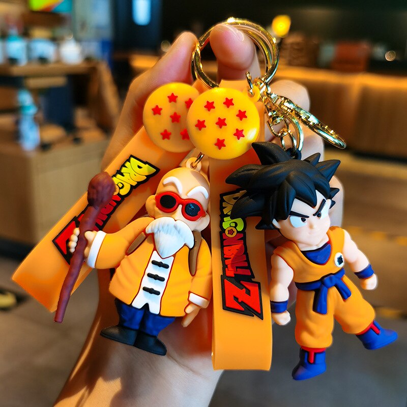 Dragon Ball Keychain Cartoon Anime Figure Son Goku Ozaru Vegeta Key Chain  Fashion Jewelry Keyring Bag Pendant for Kids Gifts 