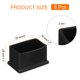 thumbnail image 2 of Uxcell 8pcs tapas de patas de silla rectangulares de PVC, protector de suelo para patas de silla, negro, 30 x 50 MM, 2 of 6