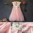 thumbnail image 3 of USA Princess Dress Kids Baby Girls Sleeveless Dress Solid Lace Flower Party Dress Sundress Clothes, 3 of 7