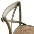 thumbnail image 3 of Modway Gear 43.5" Modern Style Rattan and Elm Wood Bar Stool in Gray Finish, 3 of 10