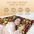 thumbnail image 4 of Lsque Cars Body Pillow Case Cover,Ultra-Soft Microfiber Bed Pillow Cases 20x54 inches,Elegant Bedding,Breathable Durable Pillow Cover with Envelope Closure, 4 of 8