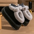 thumbnail image 4 of Slippers for Women Indoor Womens House Slippers Memory Foam On Shoes For Winter Warm Lined Indoor Outdoor Slide Mule With Arch Support, 4 of 4