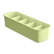 thumbnail image 2 of Organizador de cajones con 5 compartimentos para calcetines, ropa interior y corbatas | Caja de almacenamiento para armario y cómoda que ahorra espacio | Rosa, verde y blanco | Organizador de, 2 of 4