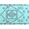 thumbnail image 1 of Ahgly Company Indoor Rectangle Solid Light Blue Modern Area Rugs, 6' x 9', 1 of 4