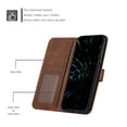 thumbnail image 3 of GSFY Wallet Case for iPhone 15 Plus with Card Holder and Wrist Strap, PU Leather Magnetic Flip Folio Stand Cover for iPhone 15 Plus (6.7 inch), Brown, 3 of 7