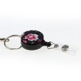 thumbnail image 4 of Soporte de tarjeta de identificación floral Cordón Correa de cuello móvil Gancho de llavero para oficina de 13 jinwen Portatarjetas de la tarjeta Acollador, 4 of 8