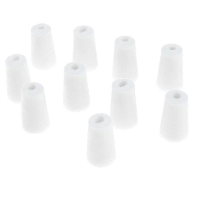 Tapones Cónicos De Laboratorio Con Tapón De Goma De 10 Piezas Para Tubos De Ensayo De Matraces De 15-19 Mm SM SunniMix Tapón de tubo de ensayo de laboratorio