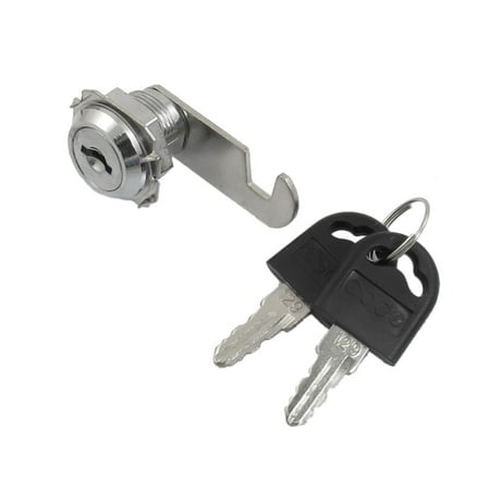 18mm Thread Desk Cabinet Drawer Tool Box Quarter Turn Cam Lock W