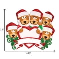 thumbnail image 5 of Personalized Family of 5 Christmas Ornament 2024 Family of Grizzly Bears 1 Count -Ornaments by Elves, 5 of 10
