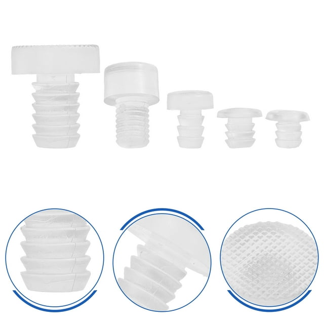 YSNOOWE 150pcs Clear Silicone Bumper Dots for Anti Collision on Furniture