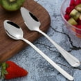 thumbnail image 4 of Cucharas para niños, herramientas de alimentación de bebé, cucharas de alimentación de acero inoxidable para bebé, 6 uds., 4 of 6