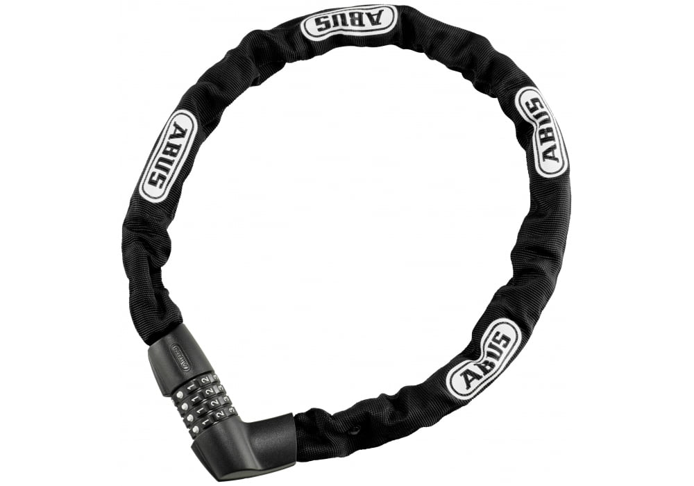 Tresor Chain 1385/85 black combo, 85cm length/7mm diameter square