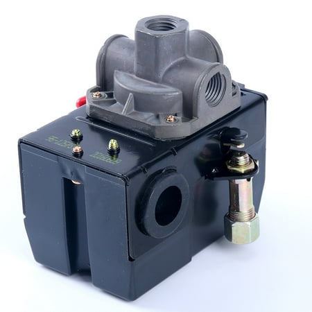 001 Air Pressure Switch Phoenix Pressure Control 69MB7LY2C 95/125 PSI 4-Port Air Compressor Switch w/ Unloader Valve & Auto/Off (Furnas type) ()