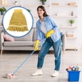 thumbnail image 4 of 6Pcs Commercial Mop Head Replacement, Cotton String Mop Head, Wet Cleaning Mop Head Refills, Yellow, 4 of 6