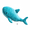 shark-9.8in/25cm, variant on Whale Stuffed Animals Plush Pillow Cute Realistic Sea Stuffed Animals Soft Cotton Plushies Pillows Kawaii Blue Whale Toy Gifts