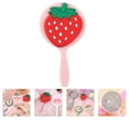 thumbnail image 4 of Ferencaa Cartoon Hand Mirror Strawberry Makeup Mirror Travel Handheld Mirror Mirror Girl Dress Mirror for Makeup Salon Travel, 4 of 10