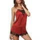 thumbnail image 4 of Conjunto de pijama Mujer Verano Ropa de dormir Pantalones cortos sexy Traje de dormir, Rojo, S 2 piezas Scienceny  AP002041-06, 4 of 7