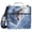 Snow Wolf Under Moon, variant on 3 Ring Zipper Binder with Shoulder Strap Waterproof Trapper Keeper 2 Inch D-Ring 500 Sheets Capacity Forest Wolf Moon