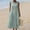 Green, variant on QUNYINEY Long Sun Dresses Women A Line Summer Casual Sleeveless Tank Dress Crew Neck with Pockets Solid Cutout Loose Fit Dresses