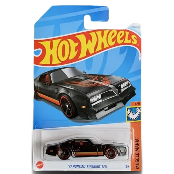Vehículo fundido a presión Hot Wheels 77 Pontiac Firebird T/A 1:64